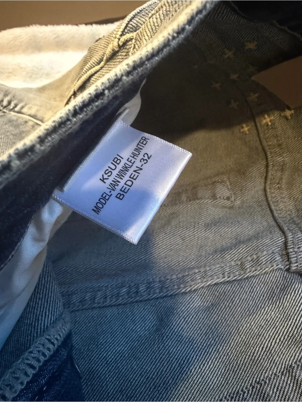 Ksubi Men’s Skinny Jeans in Light Blue Wash
